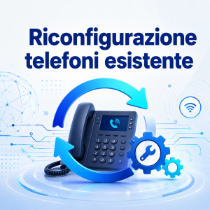 Rinconfigurazione telefoni esistente